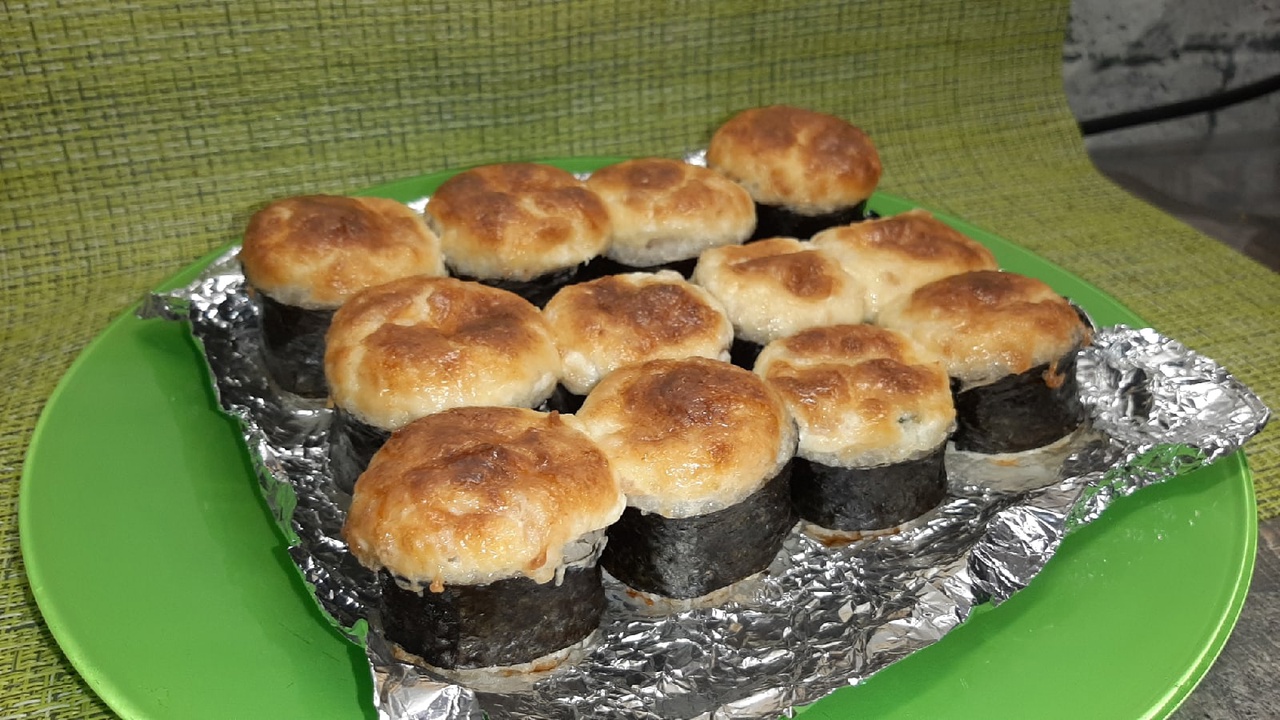 Запечённые роллы в домашних условиях своими руками,пошаговый рецепт (720p).mp4