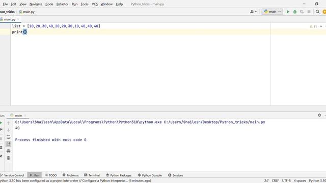 python tips || Analyzing the most frequent on the list смотреть онлайн