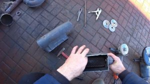 Переварили глушитель на снегоходе Тайга 550 - движок работает ровнее! Блог "В гостях у Владимира"