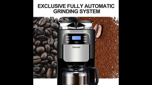 Kenwell Coffee Maker with 10-Cup Programmable Thermal Coffee Maker and Strong Brew смотреть онлайн
