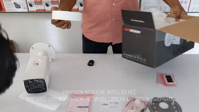 #HIKVISION ARTIFICIAL INTELLIGENCE #8MP #CAMERA IDS-2CD7A86G0-IZHS | CLICK SMART STORE | #kozhikode смотреть онлайн