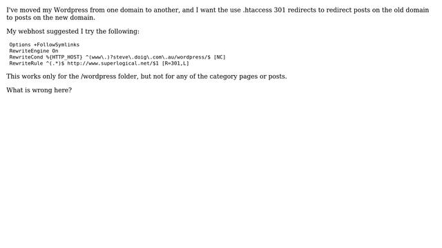 DevOps & SysAdmins: .htaccess to rewrite migrated Wordpress site смотреть онлайн