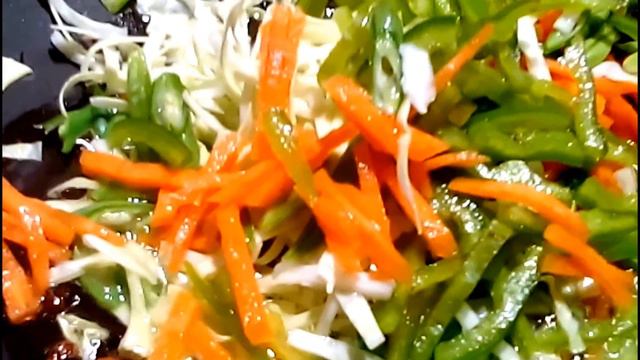 Pure Vegetarian Fried Rice (নিরামিষ ফ্রাইড রাইস)