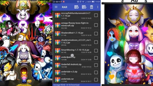 УСТАНОВКА UNDERTALE На телефон смотреть онлайн