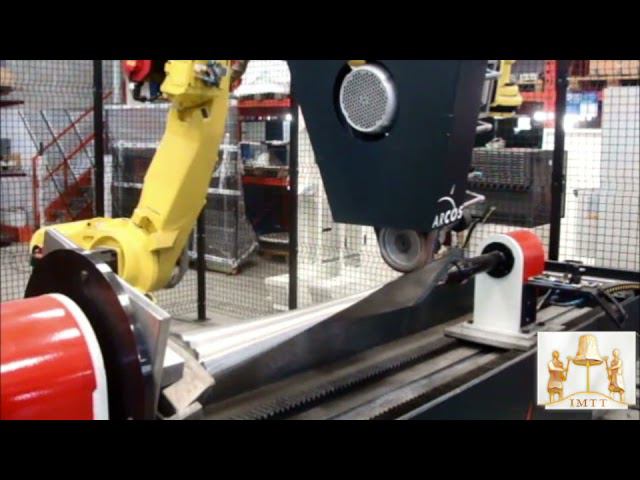 Роботизированный комплекс для шлифования лопаток энергетических турбин смотреть онлайн