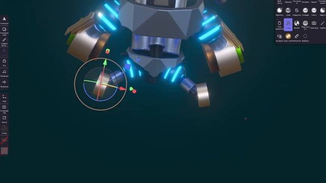 Mechanical Mortar Robot | Speed Sculpt On The iPad | Nomad Sculpt смотреть онлайн