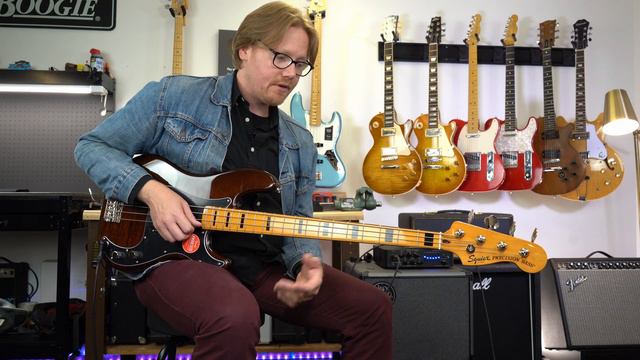 Squier CLASSIC VIBE 70s Precision Bass FULL DEMO смотреть онлайн