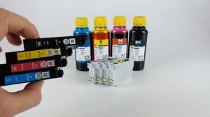 ПЗК Epson XP-323/ XP-313/ XP-423. Перезаправляемые картриджи Epson