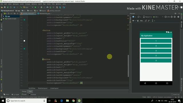Creating Scroll View - Android Studio latest version смотреть онлайн