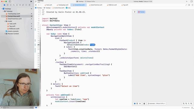 SwiftData Tutorial: How to Easily Persist Data in SwiftUI - Xcode 15 - Swift смотреть онлайн