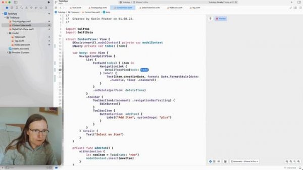 SwiftData Tutorial: How to Easily Persist Data in SwiftUI - Xcode 15 - Swift