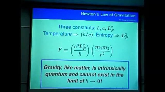 Gravitation lecture - The atoms of space and the nature of gravity смотреть онлайн