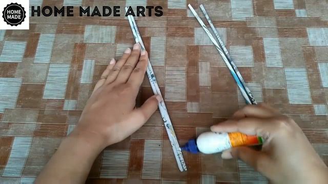 Newspaper craft | best out of waste craft idea | recycle newspaper | #HMA431 смотреть онлайн