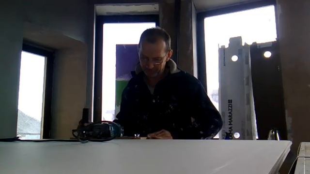 Как сделать заводской стык ГКЛ. смотреть онлайн