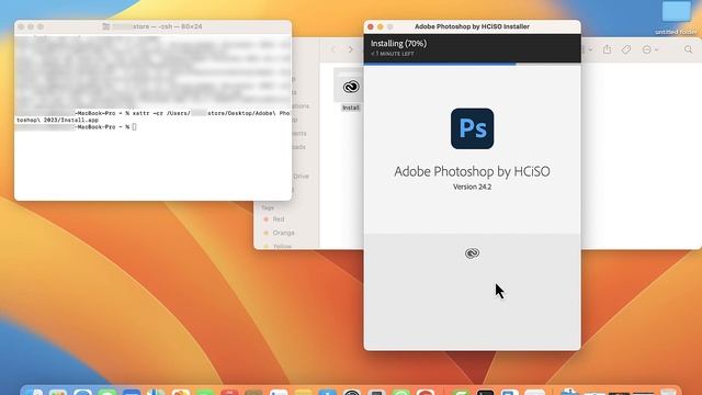 How To Install and Fix Damaged File Adobe Photoshop 2023 (Mac OS) смотреть онлайн