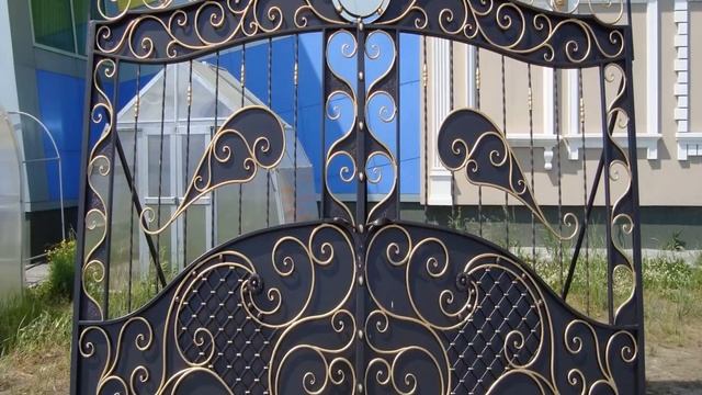 Подборка кованых ворота и калиток. Оригинальных и красивые кованые ворота и калитки. смотреть онлайн