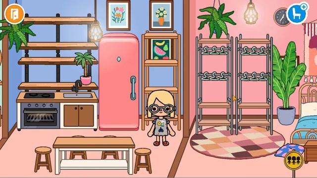 🤗Я стала бомжом ведь купила на 300 рублей домики и мебель юху🤗🥡 Рум-тур по моей квартире 🥡 смотреть онлайн