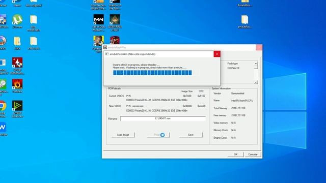 ✅ATUALIZAÇÃO BIOS RX 580 2048SP 8GBTS ALIEXPRESS! VALEU AH PENA UPGRADE DE BIOS???