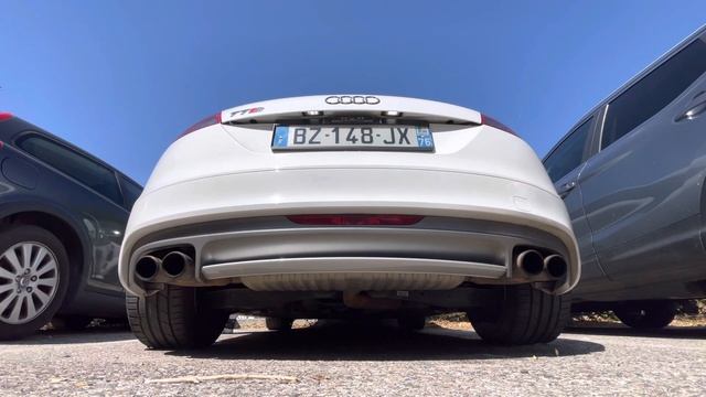 AUDI TTS 8J Stage 1 + Downpipe Cold Start смотреть онлайн