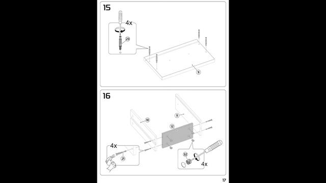 Инструкция по сборке стола Санди 12.30 смотреть онлайн