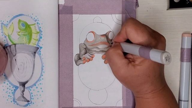 31 Days of DrawInk, day 3, Froggy смотреть онлайн