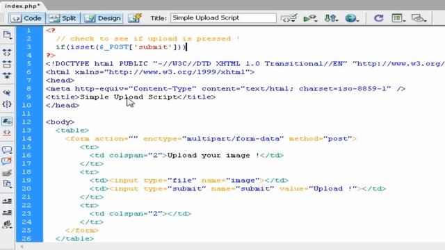 Simple PHP upload script with basic security смотреть онлайн