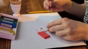 Лепка фигуры барышни в народном костюме из пластилина