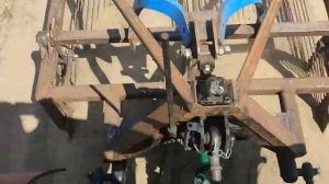 Самодельная двухрядная грохотная картофелекопалка