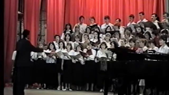 Госэкзамен по дирижированию хором в Адыгейском университете (1997 год) смотреть онлайн