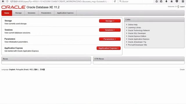 Ejercicio #4 - Creación de un nuevo usuario y un espacio de trabajo en ORACLE DATABASE смотреть онлайн