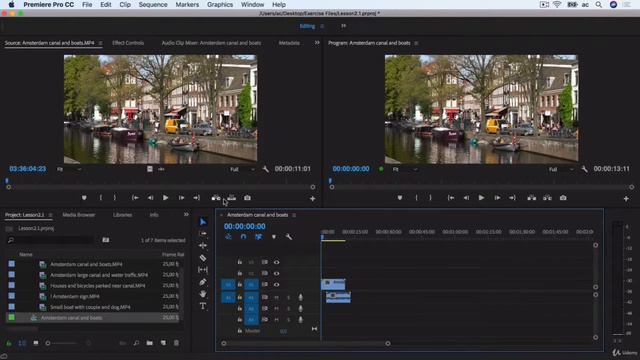 Часть: 5 Панели SOURCE и PROGRAM MONITOR смотреть онлайн
