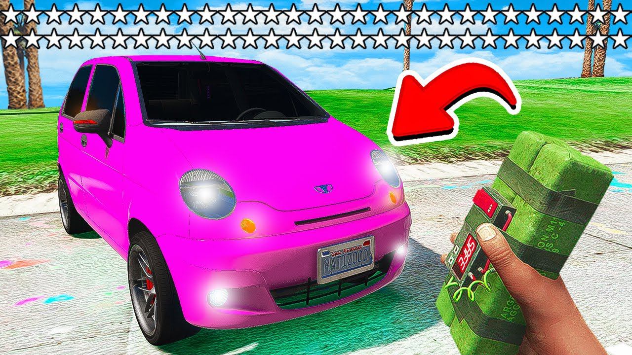 УГНАЛ ПРОКАЧЕННЫЙ МАТИЗ И НАБРАЛ 120 ЗВЁЗД РОЗЫСКА В ГТА 5 МОДЫ! ОБЗОР МОДА GTA 5 ВИДЕО MODS смотреть онлайн