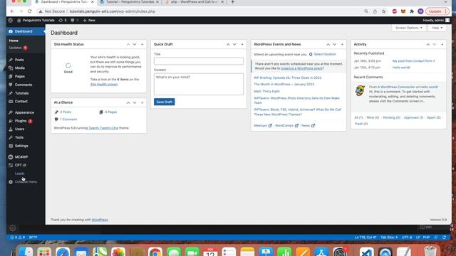 CRM Contact Form 7 - Part 1 - Create Custom Admin Page смотреть онлайн