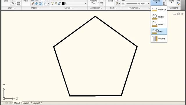 Расчет площади и периметра в AutoCAD (18/28) смотреть онлайн