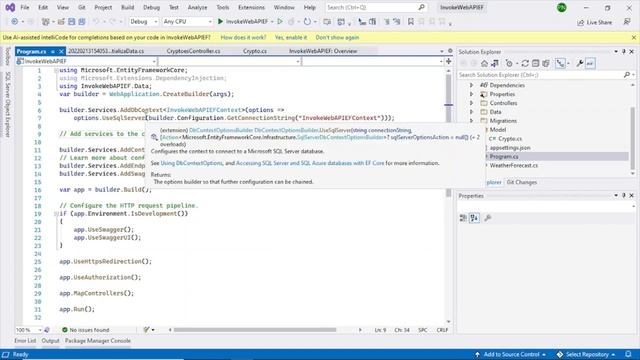 DotNet Core 6 Web API CRUD Using Entity Framework Core 6 Code First Approach смотреть онлайн