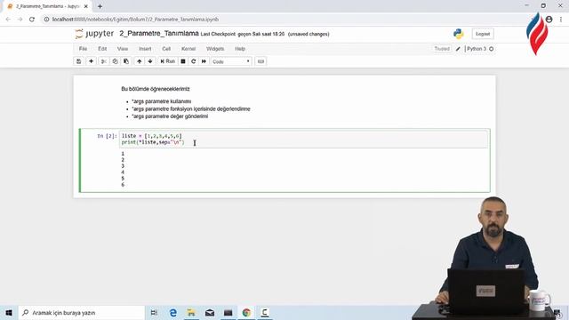 Python Dersleri ( Fonksiyonlar *args Kullanımı -1) - Uzaktan Eğitim смотреть онлайн