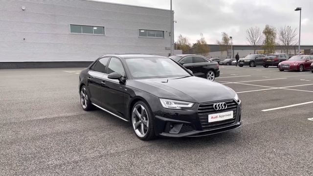 Approved Used Audi A4 Black Edition 35 TFSI 150 PS 6-speed | Stoke Audi смотреть онлайн