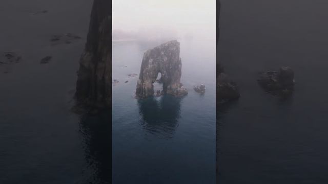 Кекур Штаны - визитная карточка Мыса Сосновый. Дальневосточный морской биосферный заповедник #short смотреть онлайн