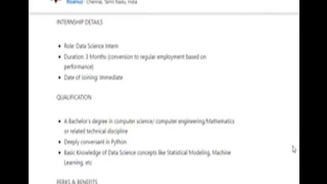 #JobKAvala||Roanuz || Off campus 2021 || Data Science || Intern || Full time Employee || 2020 2021 смотреть онлайн