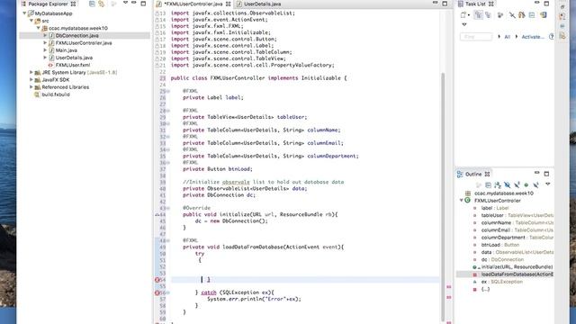 JavaFX Scenebuilder Database Video2 смотреть онлайн
