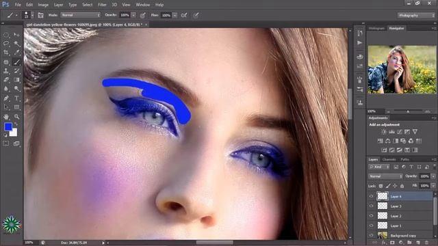 Amazing Photoshop Tutorials | How To Retouching Face Makeup In Photoshop cs6 смотреть онлайн