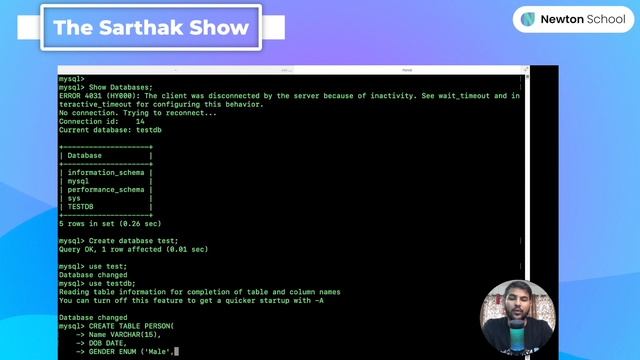 How to Create a Table in MySQL? | MySQL Tutorial for Beginners | Data Types for table | Part 2 смотреть онлайн