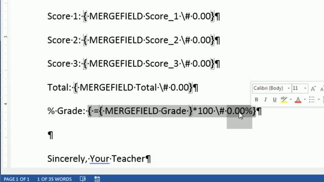 Office 2013 Class #51: Fix Word 2013 Mail Merge Number Format Problem: Excel & Access Data Source смотреть онлайн