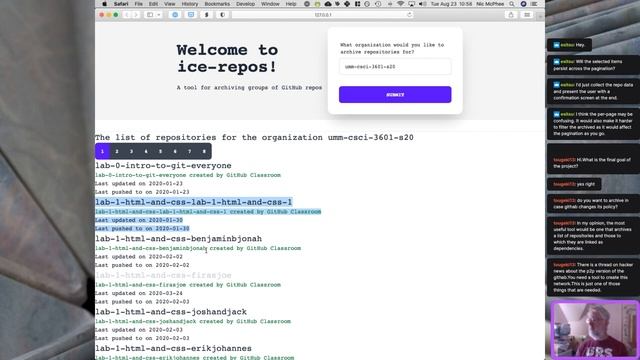 Episode 19: Complete the pagination in ice-repos! смотреть онлайн