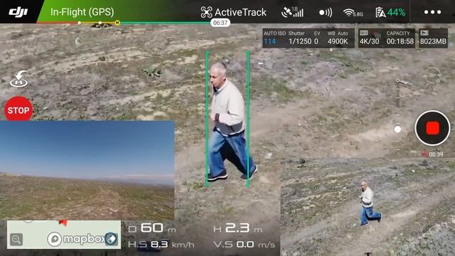 MAVIC  AIR  Режим Актив Трек