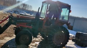 ЗАПУСК?ТРАКТОРА Т-25 ?-10° БЕЗ ПОДОГРЕВА