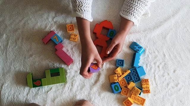 Поиграем в Lego /Duplo/ Конструктор/ Развивающие игры для детей /Цифры 6, 7, 8, 9, 0 смотреть онлайн