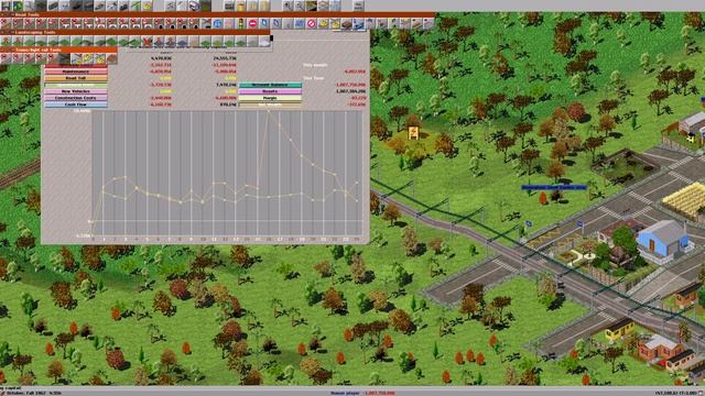 Транспортная стратегия Simutrans Pak128, геймплей с нуля #25 смотреть онлайн