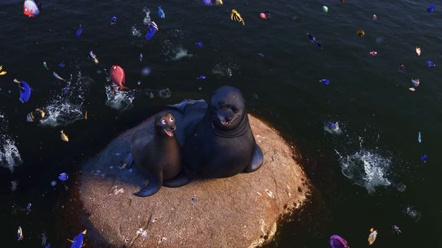 What a Wonderfull World | Finding Dory | Big Finish | Fish Release | Truck Scene | Sigourney Weaver смотреть онлайн