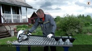 Установка шнека, удлинителя шнека для мотобура